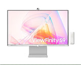 Монитор 27" Samsung LS27C902PAUXDU ViewFinity S9 IPS 5K 5120x2880 Звучници Камера Smart USB-C Сребрен