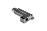 USB драјв 256GB Verbatim Dual QuickStick 3.2 USB-A/Type-C 530MB/470MB