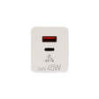 USB универзален полнач за напојување SBOX тип-C 45W GAN бел