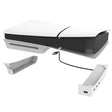 Ipega хоризонтален држач RGB за Playstation 5 Slim Disc/Digital - бел со USB хаб 2.0 x 3 порти