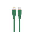 Кабел USB 2.0 Тип C до Lightning 1.5m Gembird Силиконски Полноќен Зелен
