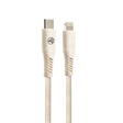 USB Type-C до Lightning кабел за Apple PD20W 2.4A Tellur 1m еко најлон крем