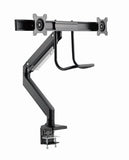 Monitor Desktop Stand Gembird for 2 Monitors Adjustable arm