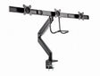 Monitor Desktop Stand Gembird for 3 Monitors Adjustable