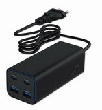 USB универзален полнач за напојување Gembird 4 порти 100W