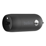 Универзален USB полнач за автомобил Belkin 20W PD, тип-C порт, црн