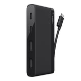 USB HUB 3.1 Gen1 4-портен Belkin, 2x USB+2x Type-C порти мини црна