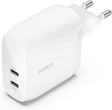 Универзален USB полнач за напојување Belkin 40W PD PPS 2x USB тип-C бел