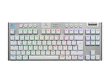 Тастатура Logitech Gaming G915 X TKL Безжична RGB Механичка Тактилна Бела