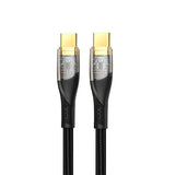 Кабел од тип C до тип C 1м 60W XO NB-Q223B Проѕирен