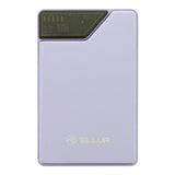 Батерија за напојување Tellur 10000mAh Тип-C + Lightning кабел QC 3.0 PD 3.0 Виолетова