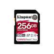 Безбедна дигитална Kingston 256GB SDXC Canvas React Plus CL10 UHS-II U3 ​​V90 4K/8K 300MB читање