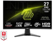 Monitor 27" MSI MAG 276CXF Gaming Curved 1500R Rapid VA, 280Hz, 0.5ms, FHD, HDMIx2, DP, Tilt, VESA