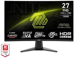 Monitor 27" MSI MAG 276CXF Gaming Curved 1500R Rapid VA, 280Hz, 0.5ms, FHD, HDMIx2, DP, Tilt, VESA