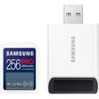 Безбедна дигитална Samsung 256GB SDXC PRO Ultimate 200R/130W U3 V30 со читач на картички