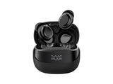 Слушалки Blackview AirBuds 9 Phantom Black TWS, микрофон, BT 5.4, PNC, допир со футрола за полнење, LED дисплеј