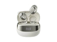 Слушалки Blackview AirBuds 9 беж-бели TWS, микрофон, BT 5.4, PNC, допир со футрола за полнење, LED дисплеј