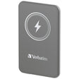 Моќна батерија Verbatim Charge'N'Go магнетна безжична 5000mAh сива