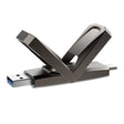 USB драјв 128GB Netac US5 Dual 3.2 Gen 2 USB-A/Type-C 550MB/500MB