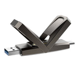 USB драјв 128GB Netac US5 Dual 3.2 Gen 2 USB-A/Type-C 550MB/500MB