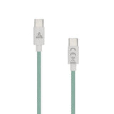 Кабел USB тип-C до тип-C 1м 60W SBOX зелен