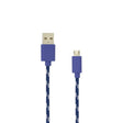 Кабел USB 2.0 A-приклучок до микро B-приклучок 1м SBOX плетенка сина
