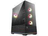 ATX куќиште за средно кула MSI MAG PANO 110R PZ ARGB со 2 USB 3.2, тип-C, 4 вентилатори од 120 mm