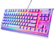 Тастатура SteelSeries Apex 3 TKL Lavander Gaming IP32 отпорна, тивки прекинувачи, 8-зонски RGB