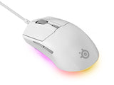Глушец SteelSeries Rival 3 Gen 2 Gaming Оптички со 6 копчиња Симетричен RGB Бел