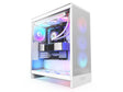 ATX Midi Tower куќиште NZXT H7 Flow (2024) RGB бело со USB 3.2, тип-C, 1x 360mm (F360 RGB)