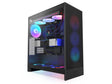 ATX Midi Tower куќиште NZXT H7 Flow (2024) RGB црно со USB 3.2, тип-C, 1x 360mm (F360 RGB)