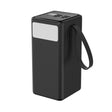 Моќна батерија Platinet 60000mAh 65W QC3.0 со LED фенерче црно