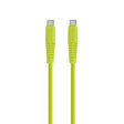 Кабел USB 2.0 Тип-C до Тип-C 1.5m Setty PD20W Lime