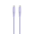 Кабел USB 2.0 Тип-C до Тип-C 1.5m Setty PD20W Лилав