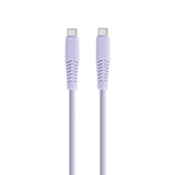 Кабел USB 2.0 Тип-C до Тип-C 1.5m Setty PD20W Лилав
