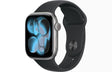 Apple Watch Series 11 GPS 42mm вселенско сиво алуминиумско куќиште со црна спортска лента S/M