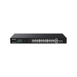Tenda Switch 24Port Gigabit 2xGE 2xSFP PoE 250W TEG1128P за монтирање на рекет