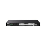 Tenda Switch 24Port Gigabit 2xGE 2xSFP PoE 250W TEG1128P за монтирање на рекет