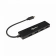 USB HUB 3.0 4-портен SBOX H-404C црн