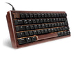 Тастатура Sharkoon SKILLER SGK50 S4 Gen2 60% дрво PBT Механичка игра со Gateron G Pro 3.0 жолта боја