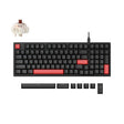 Tastierë Keychron Lemokey X5 96% QMK Mekanike me tela Brown Switch - e zezë