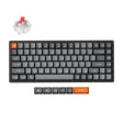 Тастатура Keychron K2 Max 75% QMK Безжична заменлива RGB Keychron Super Red Switch - Црна