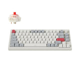 Тастатура Keychron Q1 Max 75% Безжична заменлива RGB Gateron Jupiter Црвена - Бела