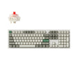 Тастатура Keychron Q6 Max FF Безжична RGB Gateron Jupiter со целосна големина, заменлива, црвена, прекинувач - бела