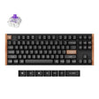 Тастатура Keychron K8 HE 80% Специјално издание Безжичен магнетен прекинувач Gateron Nebula - црно дрво