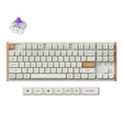 Тастатура Keychron K8 HE 80% Специјално издание Безжичен магнетен прекинувач Gateron Nebula - Бело дрво