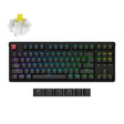 Тастатура Keychron C3 Pro 8K TKL QMK со кабелска заменлива RGB Super Banana Switch - црна 
