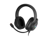 Слушалки Genesis Gaming Neon 213 RGB со позадинско осветлување во црно