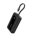 Моќна батерија Anker 10K, 30W, (Вграден USB-C кабел)