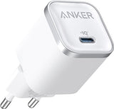 USB универзален полнач за напојување Anker Nano 45W тип-C бел